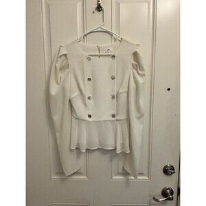LPA Revolve Top blouse Coquette elevated Preppy elevated Cottagecore Peasant S